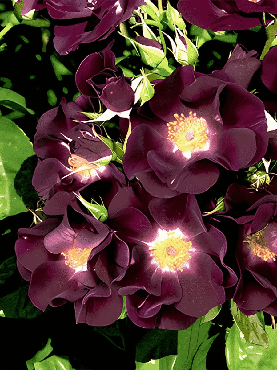 Роза Плетистая Night Owl