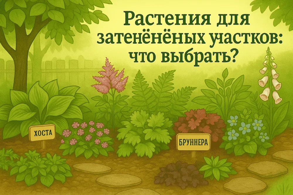 Растения для затенённых участков: что выбрать?