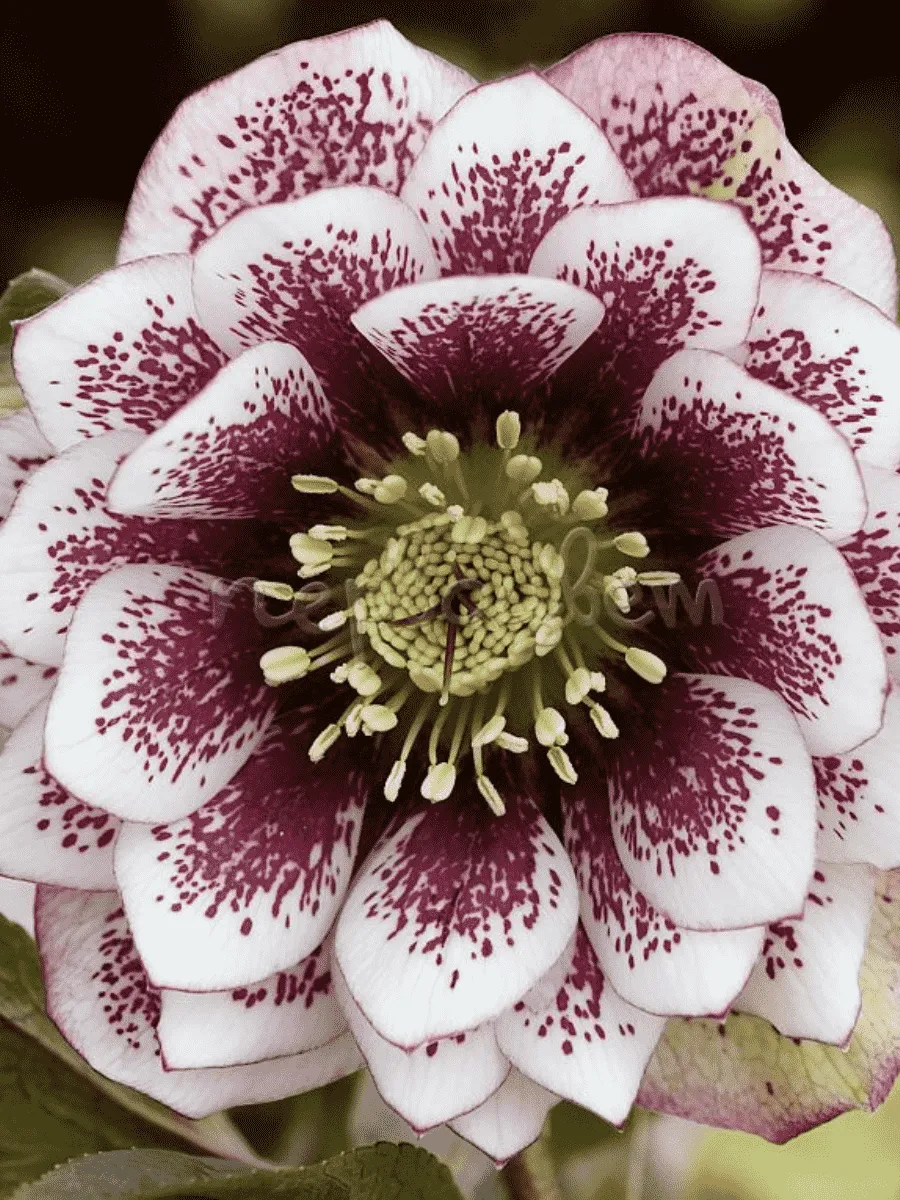 Морозник восточный Double Ellen White Spotted