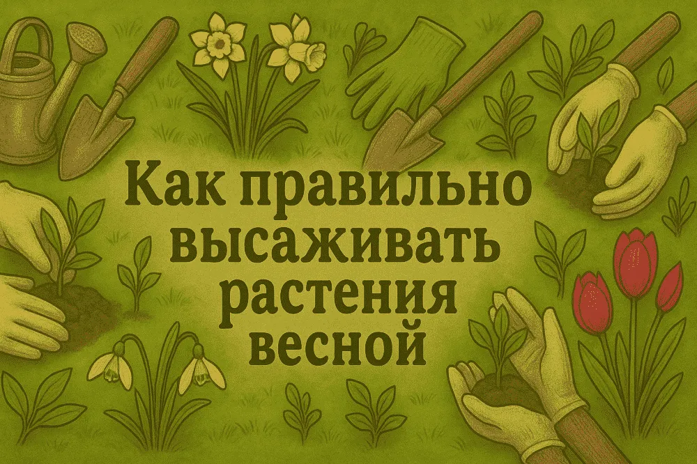 Как правильно высаживать растения весной Как правильно высаживать растения весной
